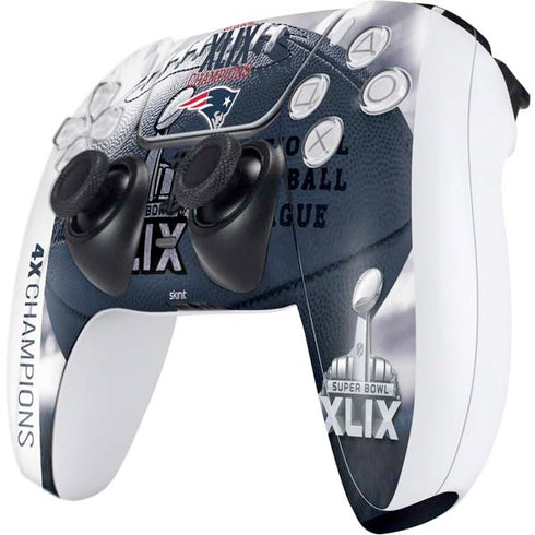 NFL New England Patriots Super Bowl Champs PS5 Controller Skin