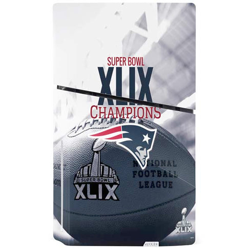 NFL New England Patriots Super Bowl Champs PS5 Slim Disk Bundle Skin