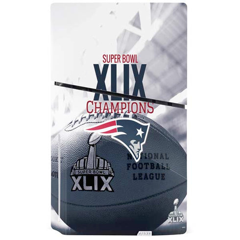 NFL New England Patriots Super Bowl Champs PS5 Slim Disk Console Skin