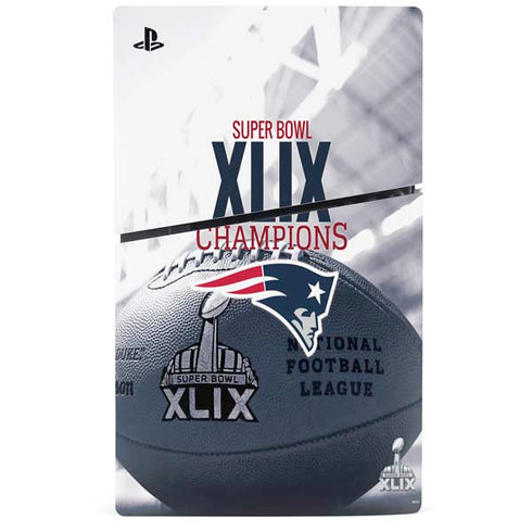NFL New England Patriots Super Bowl Champs PS5 Slim Digital Edition Bundle Skin
