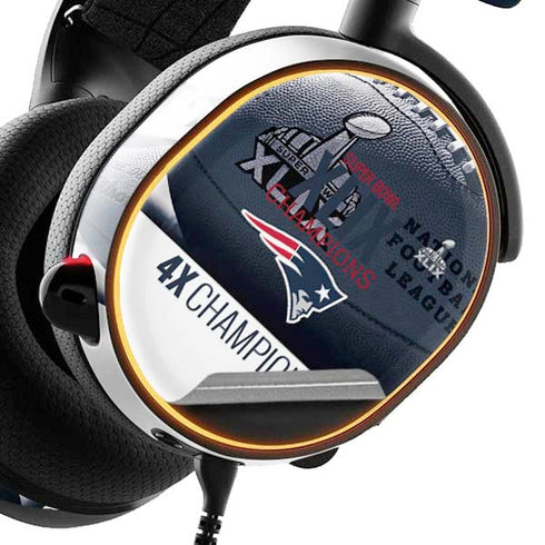 NFL New England Patriots Super Bowl Champs SteelSeries Arctis 5 Skin