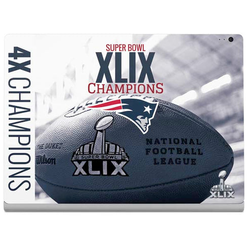 NFL New England Patriots Super Bowl Champs Surface Book 2 13.5in Skin