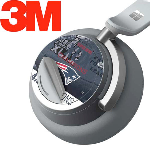 NFL New England Patriots Super Bowl Champs Surface Headphones Skin