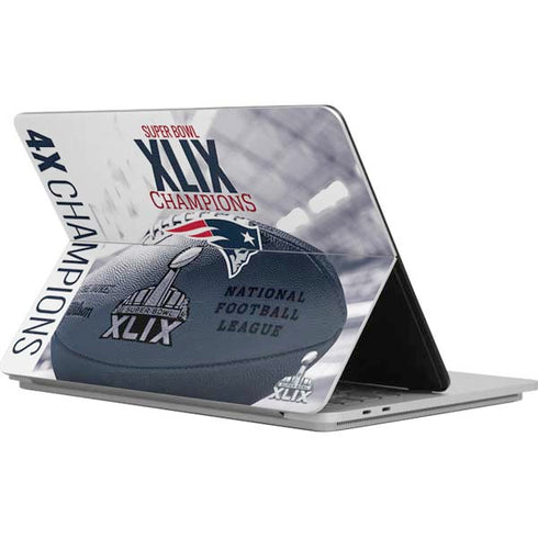 NFL New England Patriots Super Bowl Champs Surface Laptop Studio Skin