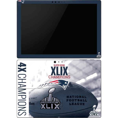 NFL New England Patriots Super Bowl Champs Surface Pro 6 Skin