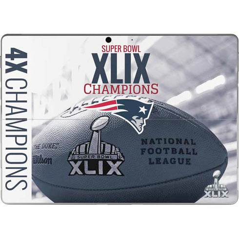 NFL New England Patriots Super Bowl Champs Surface Pro 9 Skin