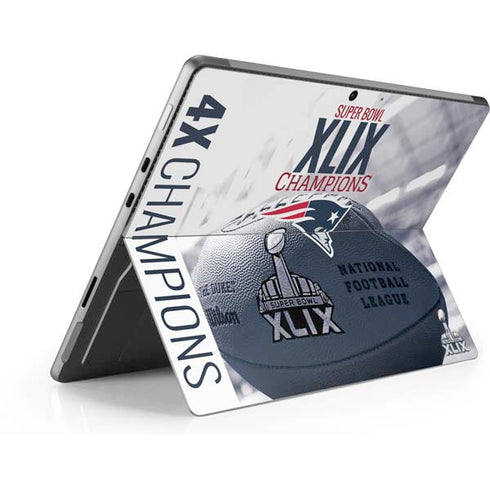 NFL New England Patriots Super Bowl Champs Surface Pro 9 Skin