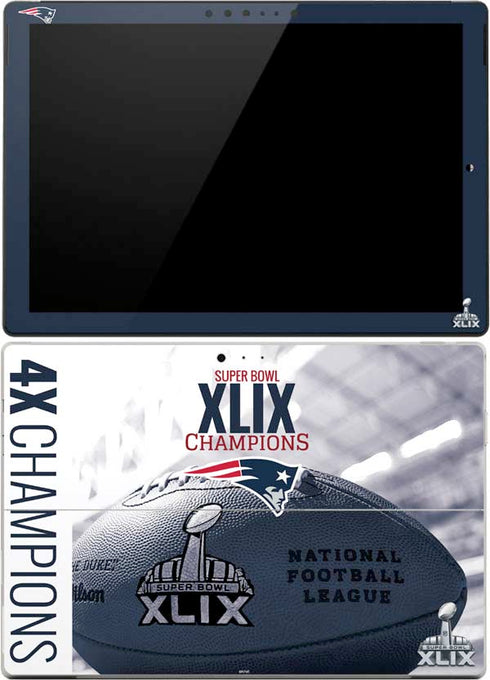 NFL New England Patriots Super Bowl Champs Surface Pro (2017) Skin