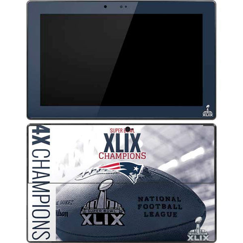 NFL New England Patriots Super Bowl Champs Surface Pro Tablet Skin