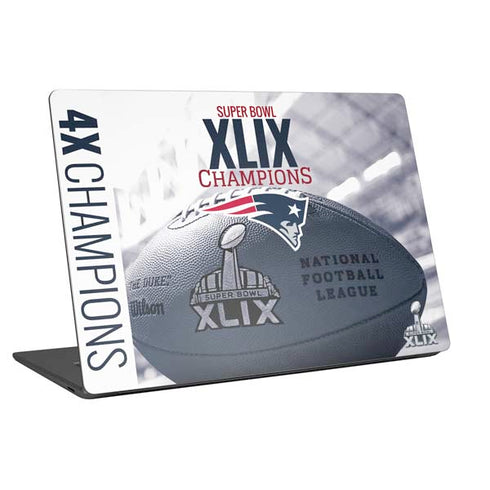 NFL New England Patriots Super Bowl Champs Universal Laptop 14in (11.4 x 8.2in) Skin