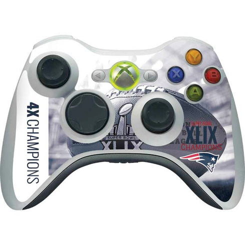 NFL New England Patriots Super Bowl Champs Xbox 360 Wireless Controller Skin