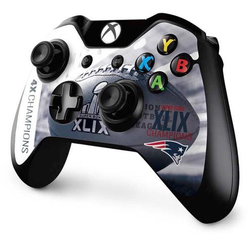 NFL New England Patriots Super Bowl Champs Xbox One Controller Skin