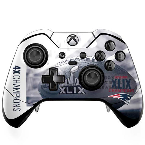 NFL New England Patriots Super Bowl Champs Xbox One Elite Controller Skin