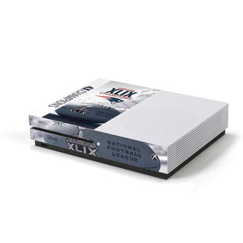 NFL New England Patriots Super Bowl Champs Xbox One S Console Skin