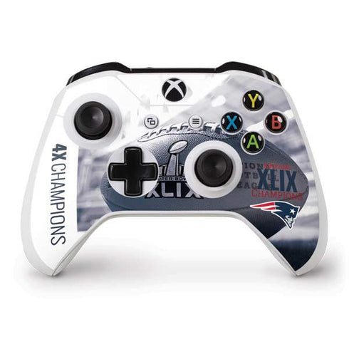 NFL New England Patriots Super Bowl Champs Xbox One S Controller Skin