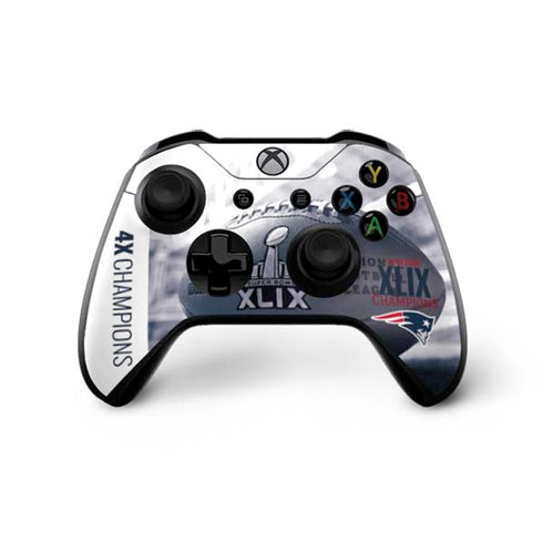 NFL New England Patriots Super Bowl Champs Xbox One X Controller Skin