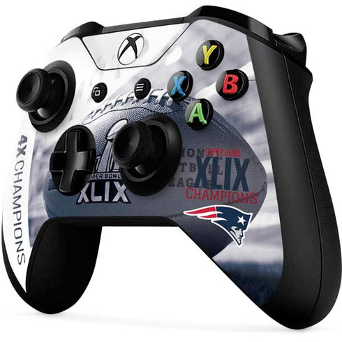 NFL New England Patriots Super Bowl Champs Xbox One X Controller Skin
