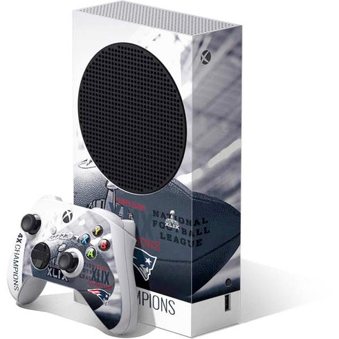 NFL New England Patriots Super Bowl Champs Xbox Series S Bundle Skin