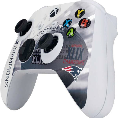 NFL New England Patriots Super Bowl Champs Xbox Series S Controller Skin