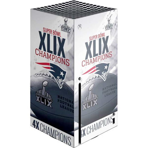 NFL New England Patriots Super Bowl Champs Xbox Series X Console Skin