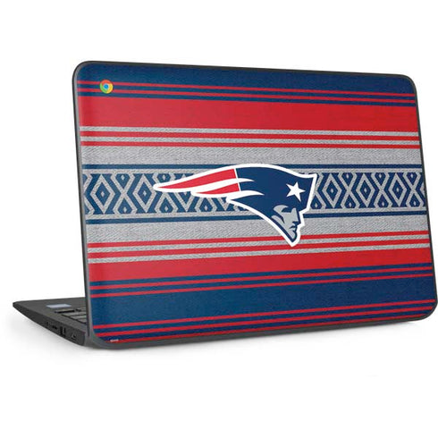 NFL New England Patriots Trailblazer HP Chromebook Skin