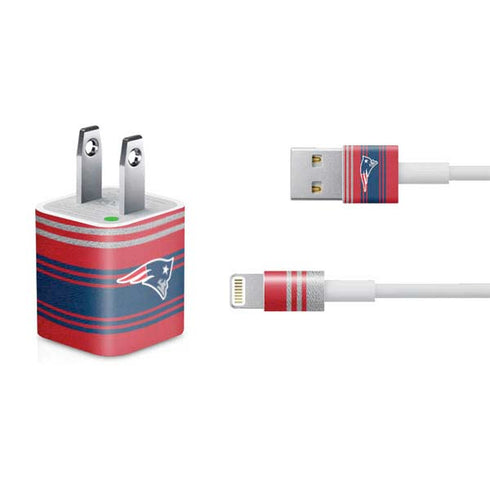 NFL New England Patriots Trailblazer iPhone Charger (5W USB) Skin