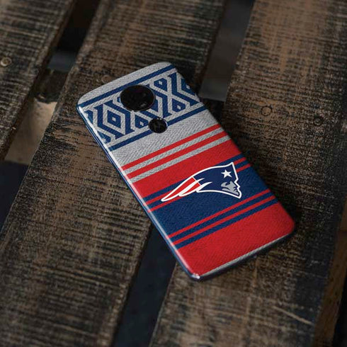 NFL New England Patriots Trailblazer Moto E5 Plus Skin