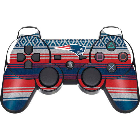 NFL New England Patriots Trailblazer PS3 Dual Shock wireless controller Skin