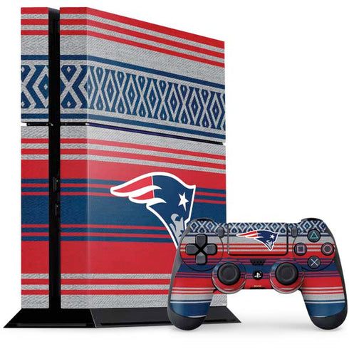 NFL New England Patriots Trailblazer PS4 Console and Controller Bundle Skin