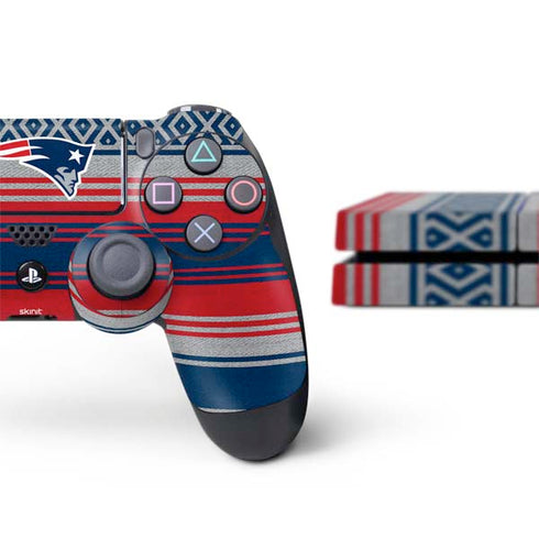 NFL New England Patriots Trailblazer PS4 Console and Controller Bundle Skin