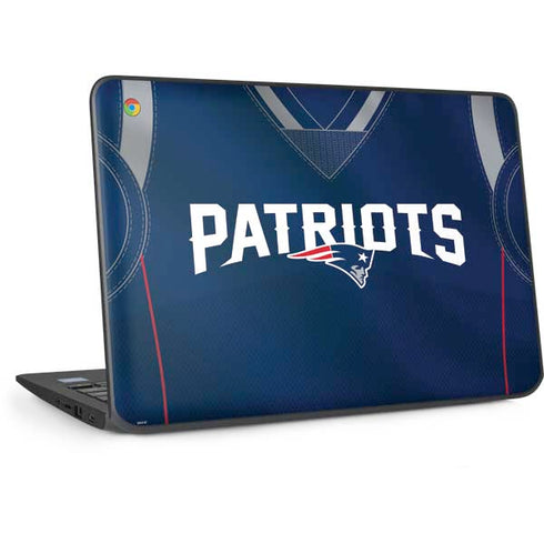 NFL New England Patriots Team Jersey HP Chromebook Skin