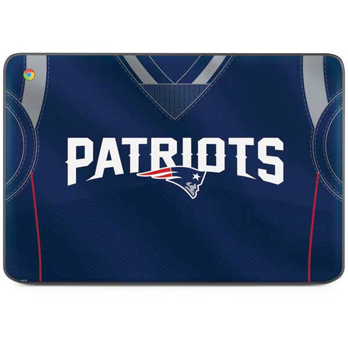 NFL New England Patriots Team Jersey HP Chromebook Skin