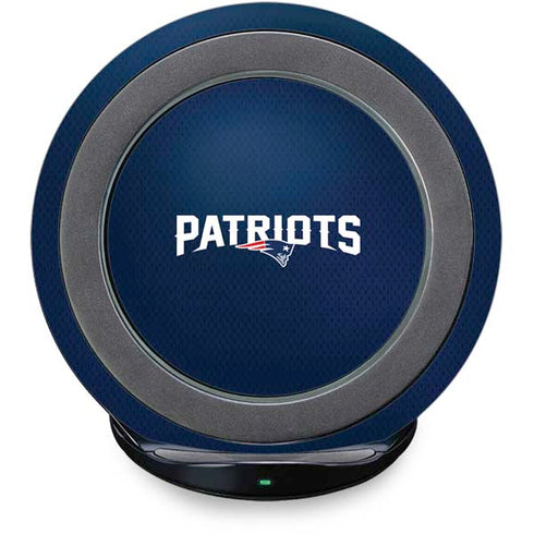 NFL New England Patriots Team Jersey Fast Charge Wireless Charging Stand Skin
