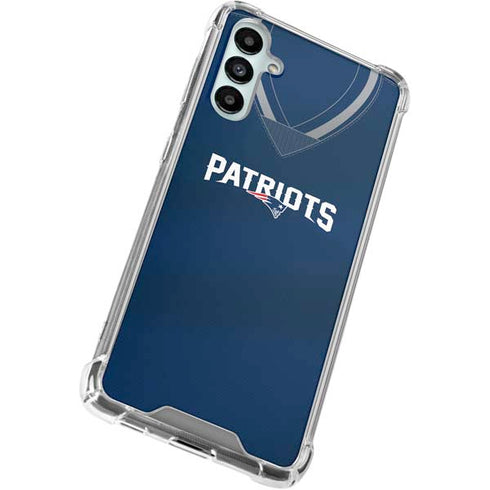 NFL New England Patriots Team Jersey Galaxy A15 5G Clear Case
