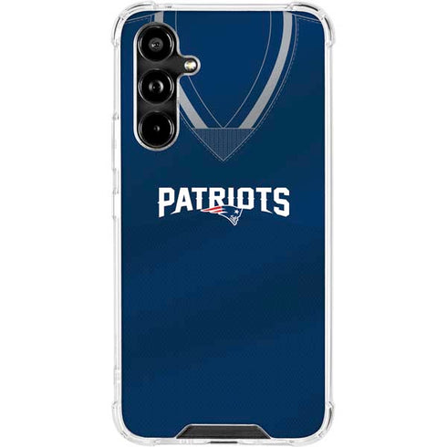NFL New England Patriots Team Jersey Galaxy A54 5G Clear Case