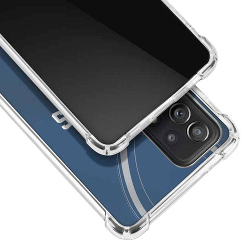 NFL New England Patriots Team Jersey Galaxy A72 5G Clear Case