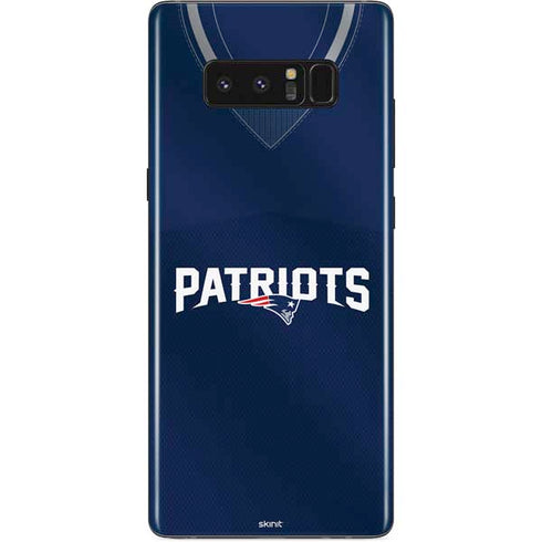 NFL New England Patriots Team Jersey Galaxy Note 8 Skin