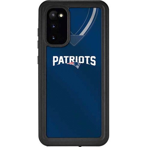 NFL New England Patriots Team Jersey Galaxy S20 Waterproof Case