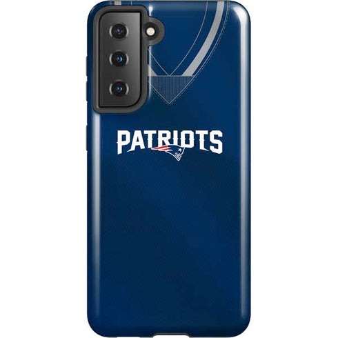 NFL New England Patriots Team Jersey Galaxy S21 5G Pro Case