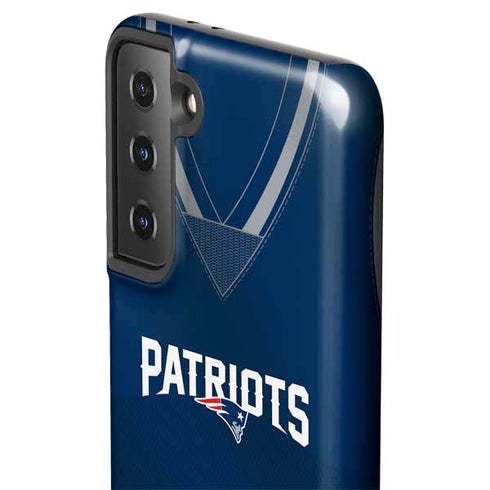 NFL New England Patriots Team Jersey Galaxy S21 FE Pro Case