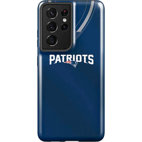 NFL New England Patriots Team Jersey Galaxy S21 Ultra 5G Pro Case