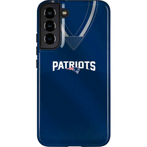 NFL New England Patriots Team Jersey Galaxy S22 Plus Pro Case