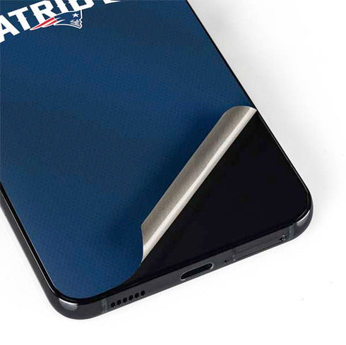 NFL New England Patriots Team Jersey Galaxy S22 Plus Skin