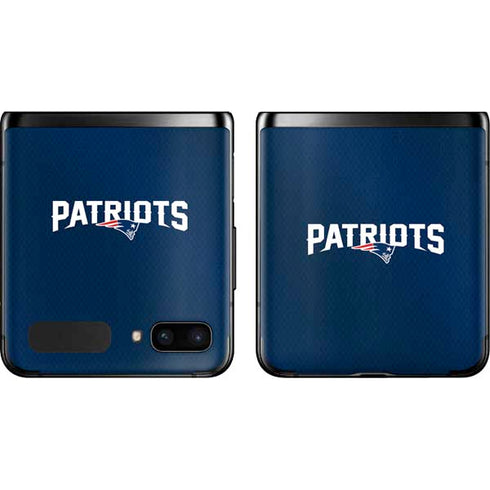NFL New England Patriots Team Jersey Galaxy Z Flip Skin