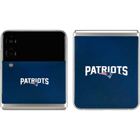 NFL New England Patriots Team Jersey Galaxy Z Flip3 5G Skin