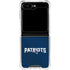 NFL New England Patriots Team Jersey Galaxy Z Flip5 5G Clear Case