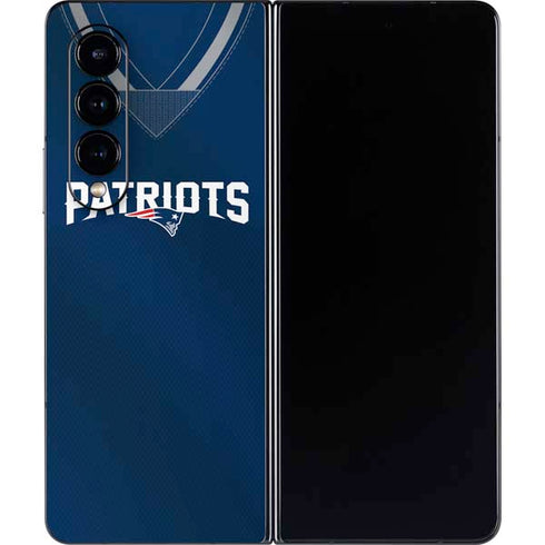 NFL New England Patriots Team Jersey Galaxy Z Fold4 5G Skin
