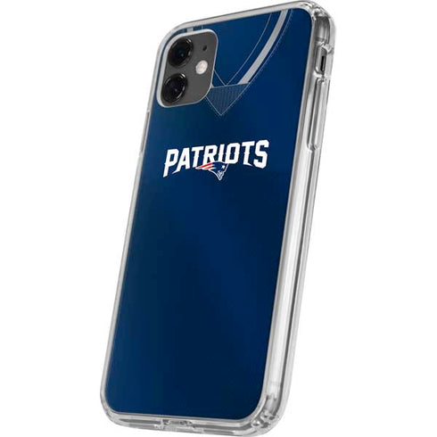 NFL New England Patriots Team Jersey iPhone 11 Clear Case