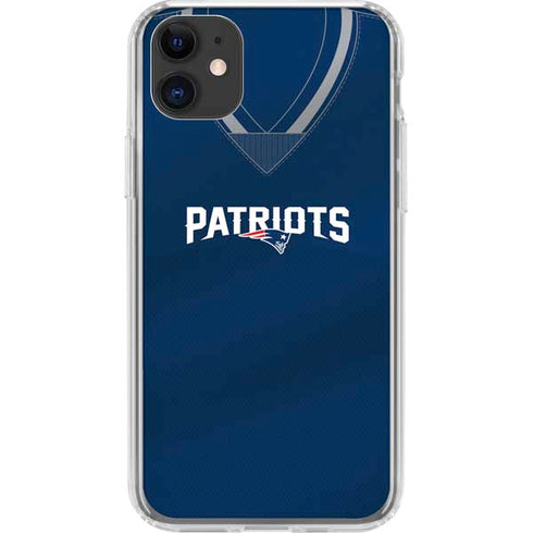 NFL New England Patriots Team Jersey iPhone 11 Clear Case
