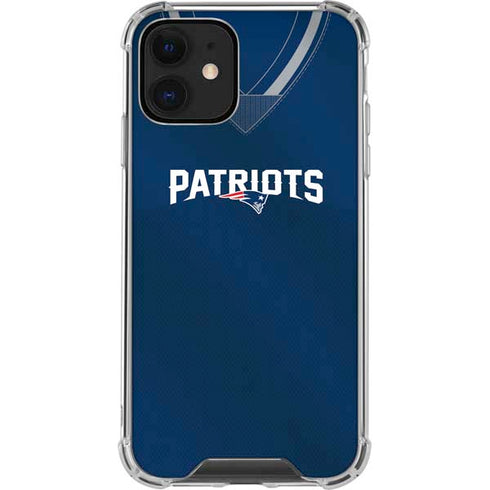 NFL New England Patriots Team Jersey iPhone 12 Clear Case